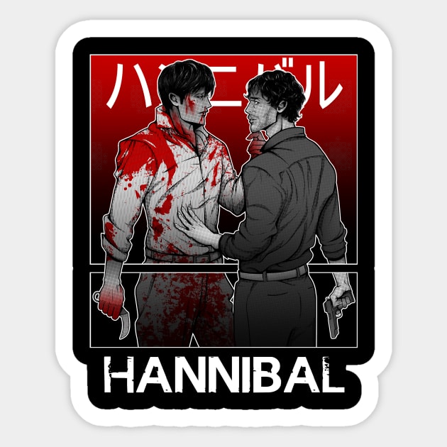 MIZUMONO - HANNIBAL Sticker by KazundeNoir